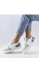 Zielone sneakersy na platformie Tooele - Solea Solea Zielone sneakersy na platformie Tooele - Solea Solea