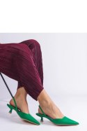 Zielone szpilki kaczuszki z otwartą pieta Mikado - Solea Solea Zielone szpilki kaczuszki z otwartą pieta Mikado - Solea Solea