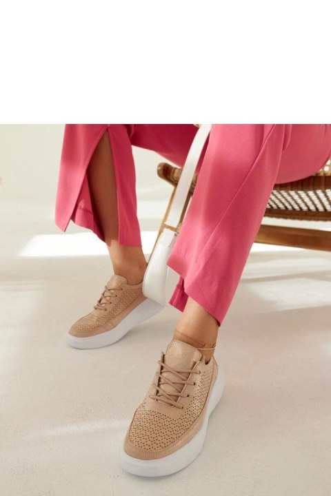 Złote sneakersy na platformie Lori - Solea Solea Złote sneakersy na platformie Lori - Solea Solea