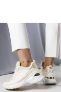Beżowe sneakersy z metalicznymi wstawkami Ruais - Solea Solea Beżowe sneakersy z metalicznymi wstawkami Ruais - Solea Solea