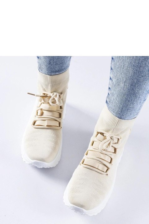 Beżowe wysokie sneakersy Vigatto - Solea Solea Beżowe wysokie sneakersy Vigatto - Solea Solea