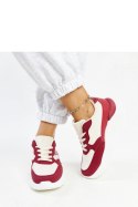 Beżowo-czerwone sneakersy na platformie Nereida - Solea Solea Beżowo-czerwone sneakersy na platformie Nereida - Solea Solea
