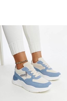 Beżowo-niebieskie sneakersy na platformie Nereida - Solea Solea