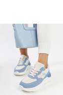 Beżowo-niebieskie sneakersy na platformie Nereida - Solea Solea Beżowo-niebieskie sneakersy na platformie Nereida - Solea Solea