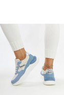 Beżowo-niebieskie sneakersy na platformie Nereida - Solea Solea Beżowo-niebieskie sneakersy na platformie Nereida - Solea Solea