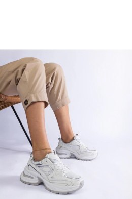 Białe sneakersy na masywnej podeszwie Adoma - Solea Solea