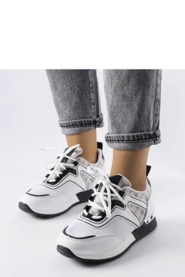 Białe sneakersy ze złotymi elementami Bedord - Solea Solea