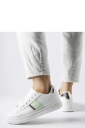 Białe sportowe buty z miętowymi dodatkami Marei - Solea Solea Białe sportowe buty z miętowymi dodatkami Marei - Solea Solea
