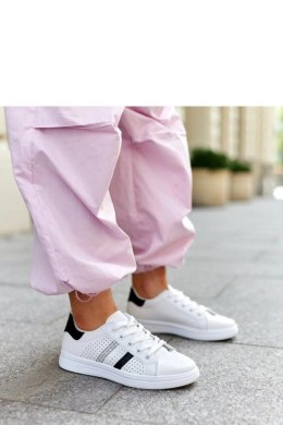 Biało-czarne sneakersy eko skóra Berdine - Solea Solea