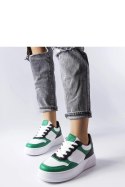Biało-zielone buty na grubszej podeszwie Baron - Solea Solea Biało-zielone buty na grubszej podeszwie Baron - Solea Solea