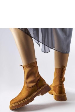 Brązowe botki eko-zamsz Big Star MM274541 - Solea Solea