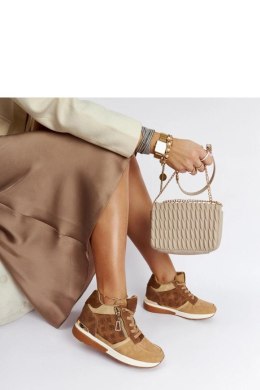 Brązowe sneakersy na koturnie Knoxville - Solea Solea