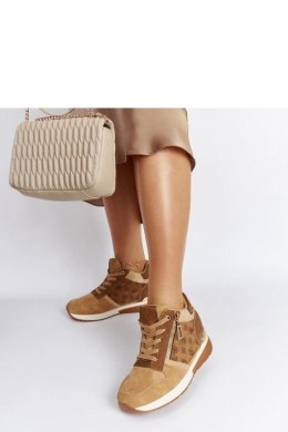 Brązowe sneakersy na koturnie Knoxville - Solea Solea