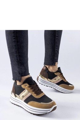 Brązowe sneakersy na platformie Provinciale - Solea Solea