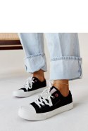 Czarne materiałowe damskie trampki CROSS JEANS - Solea Solea Czarne materiałowe damskie trampki CROSS JEANS - Solea Solea