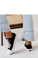 Czarne materiałowe damskie trampki CROSS JEANS - Solea Solea Czarne materiałowe damskie trampki CROSS JEANS - Solea Solea