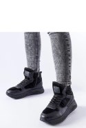 Czarne ocieplane wysokie sneakersy Malles - Solea Solea Czarne ocieplane wysokie sneakersy Malles - Solea Solea