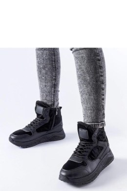 Czarne ocieplane wysokie sneakersy Malles - Solea Solea
