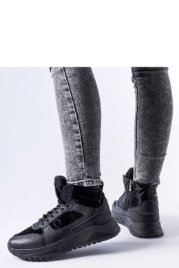 Czarne ocieplane wysokie sneakersy Malles - Solea Solea