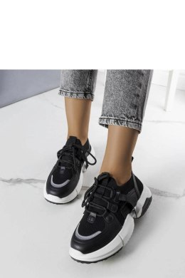 Czarne sneakersy skarpetkowe Peggy - Solea Solea