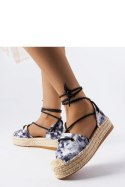Czarne wiązane espadryle na platformie Duffet - Solea Solea Czarne wiązane espadryle na platformie Duffet - Solea Solea