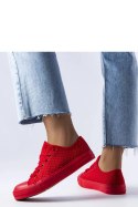Czerwone trampki z tkaniny plecionej Thibodeau - Solea Solea Czerwone trampki z tkaniny plecionej Thibodeau - Solea Solea