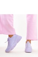 Fioletowe sneakersy na masywnej podeszwie Kassi - Solea Solea Fioletowe sneakersy na masywnej podeszwie Kassi - Solea Solea