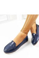 Granatowe mokasyny damskie Montez - Solea Solea Granatowe mokasyny damskie Montez - Solea Solea
