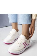 Kremowe sneakersy z różowymi wstawkami Olympia - Solea Solea Kremowe sneakersy z różowymi wstawkami Olympia - Solea Solea