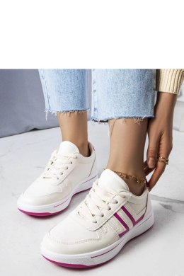 Kremowe sneakersy z różowymi wstawkami Olympia - Solea Solea