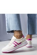 Kremowe sneakersy z różowymi wstawkami Olympia - Solea Solea Kremowe sneakersy z różowymi wstawkami Olympia - Solea Solea