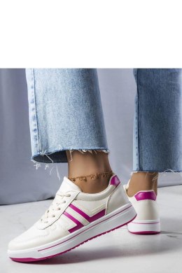 Kremowe sneakersy z różowymi wstawkami Olympia - Solea Solea