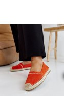 Pomarańczowe espadryle z cyrkoniami Abia - Solea Solea Pomarańczowe espadryle z cyrkoniami Abia - Solea Solea