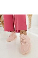 Różowe materiałowe sneakersy Ornella - Solea Solea Różowe materiałowe sneakersy Ornella - Solea Solea