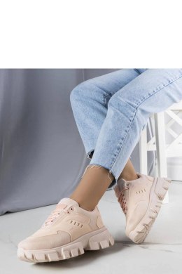 Różowe sneakersy na masywnej podeszwie Inez - Solea Solea