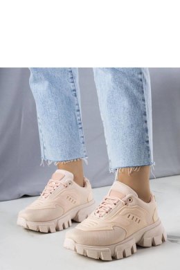 Różowe sneakersy na masywnej podeszwie Inez - Solea Solea