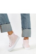 Różowe wysokie trampki Vinka - Solea Solea Różowe wysokie trampki Vinka - Solea Solea