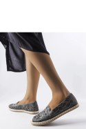 Szare ażurowe espadryle Lamarre - Solea Solea Szare ażurowe espadryle Lamarre - Solea Solea