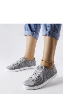 Szare materiałowe tenisówki Razan - Solea Solea Szare materiałowe tenisówki Razan - Solea Solea