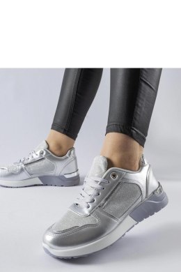 Szare sneakersy z ozdobną nitką Facondo - Solea Solea