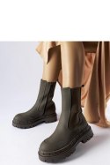 Zielone masywne gumowe botki Casal - Solea Solea Zielone masywne gumowe botki Casal - Solea Solea