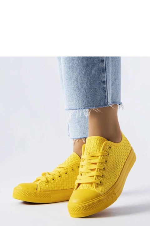 Żółte trampki z tkaniny plecionej Thibodeau - Solea Hurtownia odzieży on-line, moda damska, bielizna i obuwie dla kobiet - Matte Solea Żółte trampki z tkaniny plecionej Thibodeau - Solea Hurtownia odzieży on-line, moda damska, bielizna i obuwie dla kobiet - Matte Solea