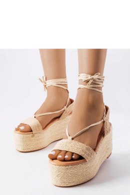 Beżowe espadryle na platformie Silvetta - Solea Solea