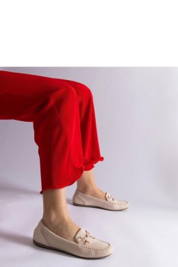 Beżowe mokasyny z kokardką Treja - Solea Solea