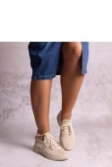 Beżowe sneakersy sportowe Khitam - Solea Solea Beżowe sneakersy sportowe Khitam - Solea Solea