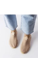 Beżowe sportowe sneakersy wsuwane Obenor - Solea Solea Beżowe sportowe sneakersy wsuwane Obenor - Solea Solea