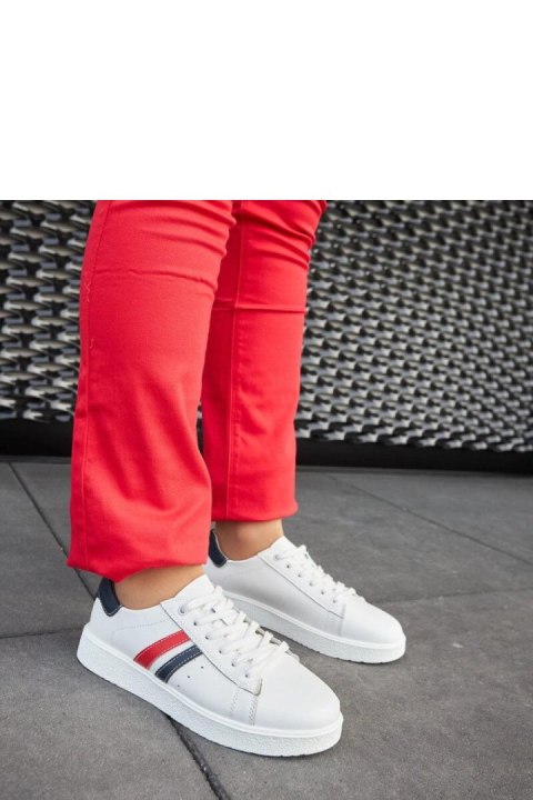 Białe skórzane wiązane sneakersy Camilla - Solea Solea Białe skórzane wiązane sneakersy Camilla - Solea Solea