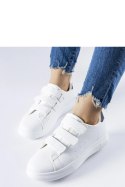 Białe sneakersy zapinane na rzepy Paré - Solea Solea Białe sneakersy zapinane na rzepy Paré - Solea Solea