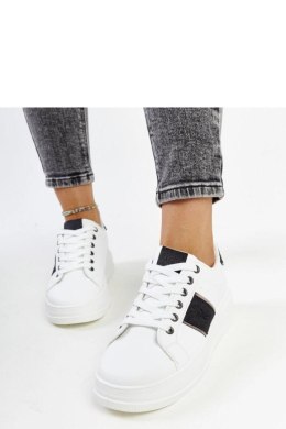 Biało-czarne sneakersy na grubszej podeszwie Finestra - Solea Solea