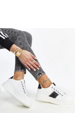 Biało-czarne sneakersy na grubszej podeszwie Finestra - Solea Solea